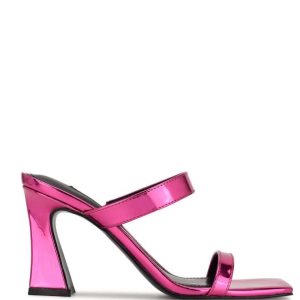 Nine West Darla Absatz Badelatschen Sandalen Damen Metal | PSQVGH-931