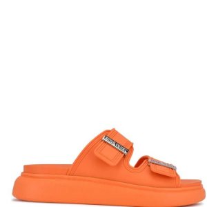Nine West Dew Badelatschen Sandalen Damen Orange | MYOQVB-154