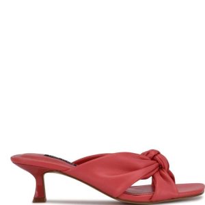 Nine West Dipa Absatz Badelatschen Sandalen Damen Koralle | TFAUKQ-928