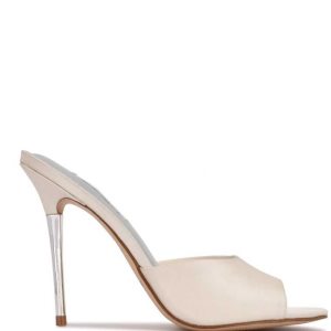 Nine West Divas Absatz Badelatschen Sandalen Damen Weiß | BUPQKS-529