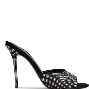 Nine West Divas Absatz Badelatschen Sandalen Damen Schwarz | HRLFZN-501
