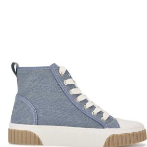 Nine West Dyiane High Top Sneakers Damen Blau | BEXYAV-682