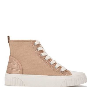 Nine West Dyiane High Top Sneakers Damen Koralle Braun | PHNBZT-239