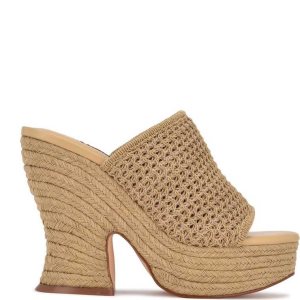 Nine West Fefee Plattform Badelatschen Sandalen Damen Beige | HSLBPF-803