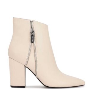 Nine West Glorya Absatz Stiefel Damen Weiß | FWJGLR-187