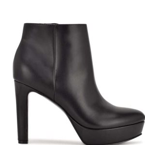 Nine West Glowup Plattform Stiefel Damen Schwarz | EBTVQK-631
