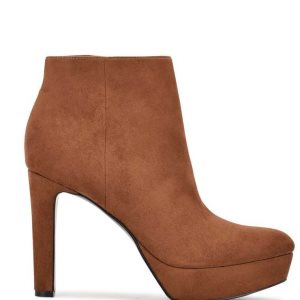 Nine West Glowup Plattform Stiefel Damen Braun | MJVTFW-691
