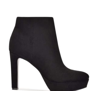 Nine West Glowup Plattform Stiefel Damen Schwarz | OILBQJ-104