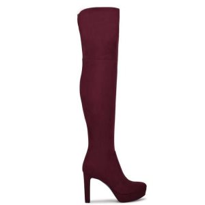 Nine West Gotcha Weite Calf Over the Knee Plattform Stiefel Damen | RFXGTK-687