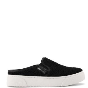 Nine West Hayzel Slip On Mules Sneakers Damen Schwarz | CGUFRO-318