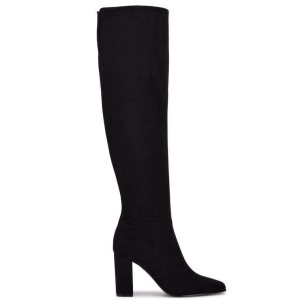 Nine West Kalida Absatz Stiefel Damen Schwarz | GBCJUK-904