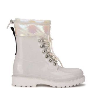 Nine West Keepit Stiefel Damen Weiß | MAZOTI-561