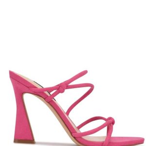 Nine West Kims Badelatschen Sandals Hohe Schuhe Damen Rosa | RBDFZA-693