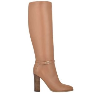 Nine West Kimy Boots Hohe Schuhe Damen Beige | BNLTYH-487