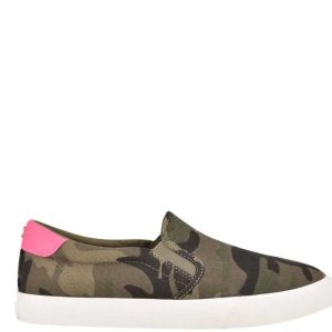 Nine West Lala Slip On Sneakers Damen Camouflage | QMBPXW-596