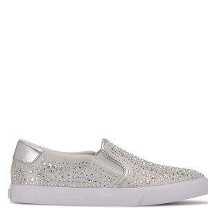 Nine West Lala Slip On Sneakers Damen Silber | HLSDYA-759