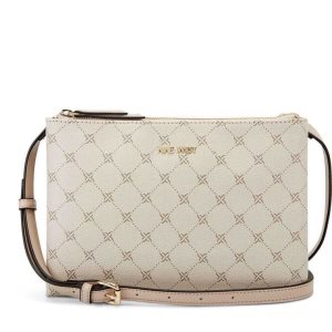 Nine West Lianna Double Zip crossbody taschen Damen Schwarz | BONJVU-860