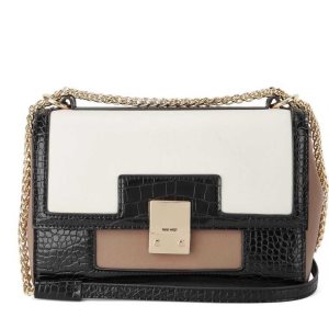Nine West Maple Convertible Xbody Flap crossbody taschen Damen Schwarz Mehrfarbig | LWREUZ-496