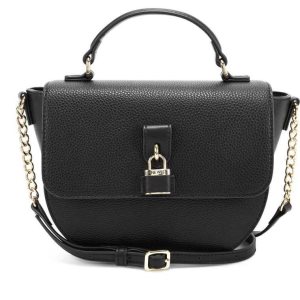 Nine West Nemi Top Handle Flap crossbody taschen Damen Schwarz | XWYHBE-547