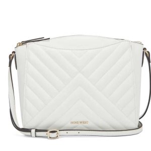Nine West Paisley crossbody taschen Damen Weiß | BDFZNR-972