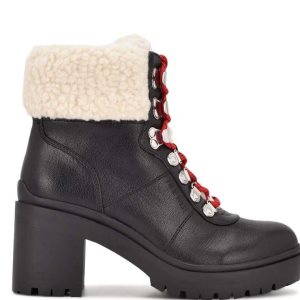 Nine West Quimbie Absatz Stiefel Damen Schwarz | QBZRNJ-941