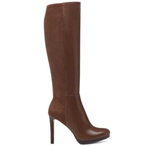 Nine West Quizme Weite Calf Plattform Stiefel Damen Braun | LHITXE-756
