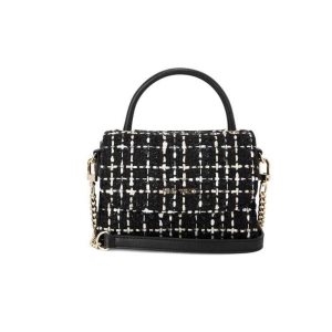 Nine West Skylar Mini Flap crossbody taschen Damen Schwarz Weiß | JYUBWM-239