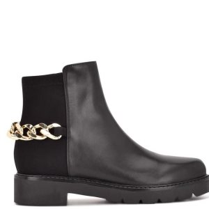 Nine West Talles Lug Sole Stiefel Damen Schwarz | AHLNOB-794