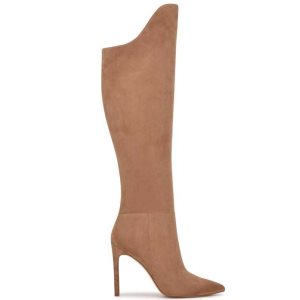 Nine West Teleena Absatz Stiefel Damen Braun | CMLYQD-704