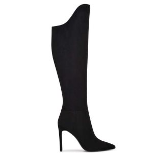 Nine West Teleena Absatz Stiefel Damen Schwarz | LJVCNB-416
