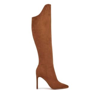 Nine West Teleena Weite Calf Absatz Stiefel Damen | ECTDOL-924
