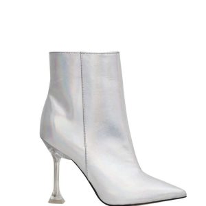 Nine West Tonight Kleider Stiefel Damen Silber | UEKJSQ-783