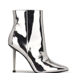 Nine West Tryin Kleider Stiefel Damen Silber Metal | TIARKB-134