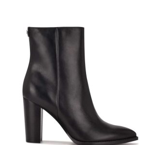 Nine West Tryme 9x9 Absatz Stiefel Damen Schwarz | GWZCJN-601