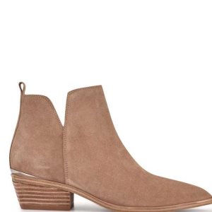 Nine West Yerly Pointy Kappe Stiefel Damen Hellbeige | LHUSOY-870