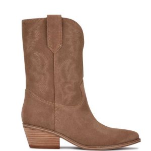 Nine West Yodown Western Stiefel Damen Beige | BYJGUA-431